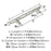 St. Vincent Zinc Satin Nickel Cabinet Pull 9