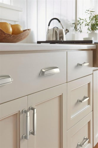 Stature Zinc Satin Nickel Cabinet Pull 18