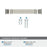 Townsend Zinc Satin Nickel Cabinet Pull 15