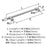 Winsome Zinc Satin Nickel Cabinet Pull 13