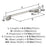 Ravino Zinc Satin Nickel Cabinet Pull 8