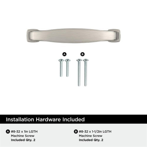 Franklin Zinc Satin Nickel Cabinet Pull 9