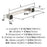 Hybridize Zinc Satin Nickel Cabinet Pull 7