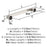 Hybridize Zinc Satin Nickel Cabinet Pull 8