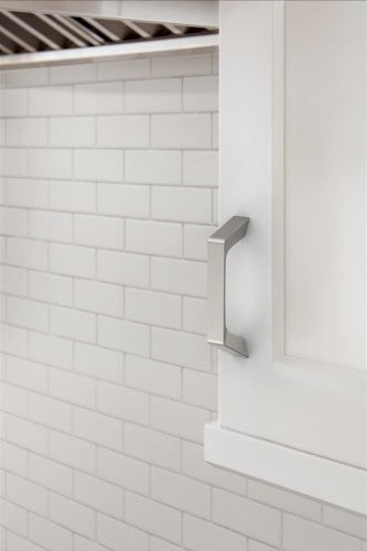 Evolve Zinc Satin Nickel Cabinet Pull 10