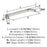 Evolve Zinc Satin Nickel Cabinet Pull 8