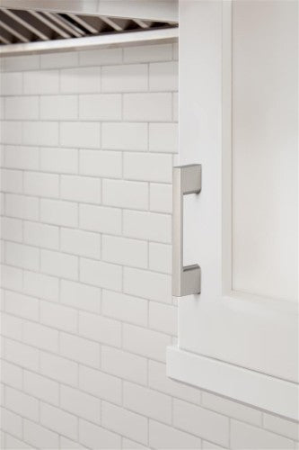 Cityscape Zinc Satin Nickel Cabinet Pull 14