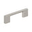 Cityscape Zinc Satin Nickel Cabinet Pull 1