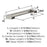 Composite Zinc Satin Nickel Cabinet Pull 8