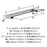 Composite Zinc Satin Nickel Cabinet Pull 9