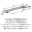 Composite Zinc Satin Nickel Cabinet Pull 10