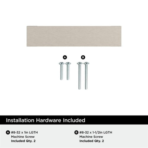 Augment Zinc Satin Nickel Cabinet Pull 9