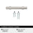 Central Zinc Satin Nickel Cabinet Pull 9