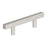 Bar Pulls Square Zinc Satin Nickel Cabinet Pull 1