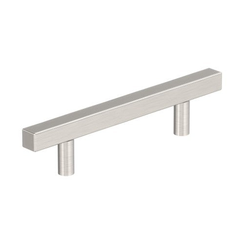 Bar Pulls Square Zinc Satin Nickel Cabinet Pull 2