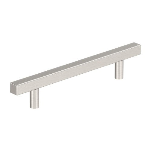 Bar Pulls Square Zinc Satin Nickel Cabinet Pull 3
