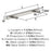 Bar Pulls Square Zinc Satin Nickel Cabinet Pull 7