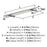 Bar Pulls Square Zinc Satin Nickel Cabinet Pull 8