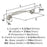 Fairfield Zinc Satin Nickel Cabinet Pull 5