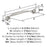 Fairfield Zinc Satin Nickel Cabinet Pull 6