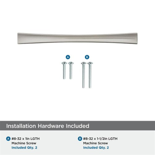 Pailou Zinc Satin Nickel Cabinet Pull 7