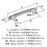 Willow Zinc Satin Nickel Cabinet Pull 5