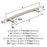 Willow Zinc Satin Nickel Cabinet Pull 7