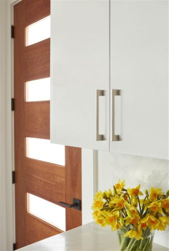 Riva Zinc Satin Nickel Cabinet Pull 24