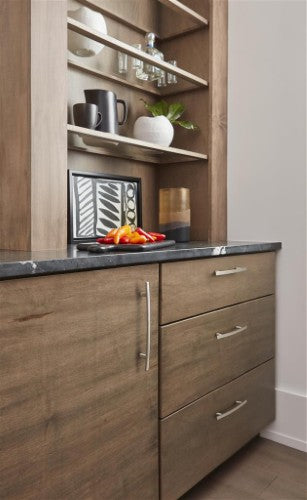 Cyprus Zinc Satin Nickel Cabinet Pull 34
