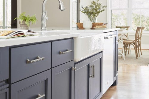 Davenport Zinc Satin Nickel Cabinet Pull 33