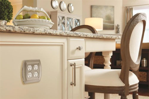 Sea Grass Zinc Satin Nickel Cabinet Knob 4