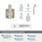 Bronx Zinc & Stainless Steel Brushed Nickel Hook 3