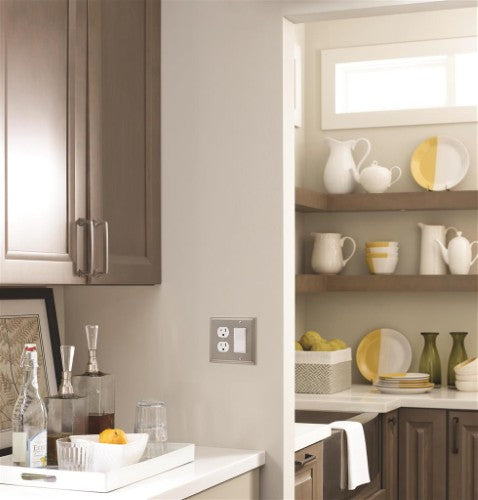 Mulholland Zinc Satin Nickel Cabinet Pull 17