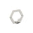Prismo Zinc Satin Nickel Hook 1