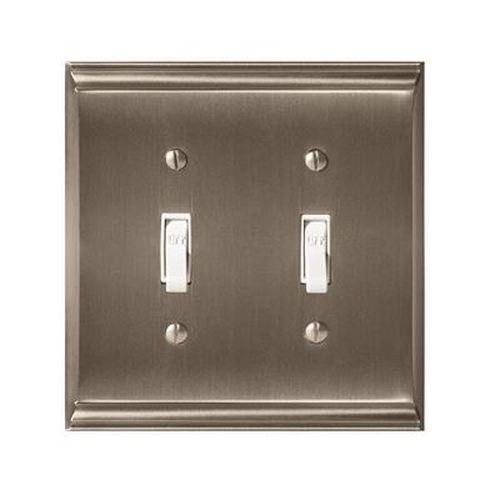 Candler Zinc Satin Nickel Wall Plate 1
