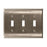 Candler Zinc Satin Nickel Wall Plate 1