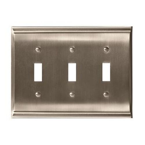 Candler Zinc Satin Nickel Wall Plate 1