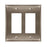 Candler Zinc Satin Nickel Wall Plate 1
