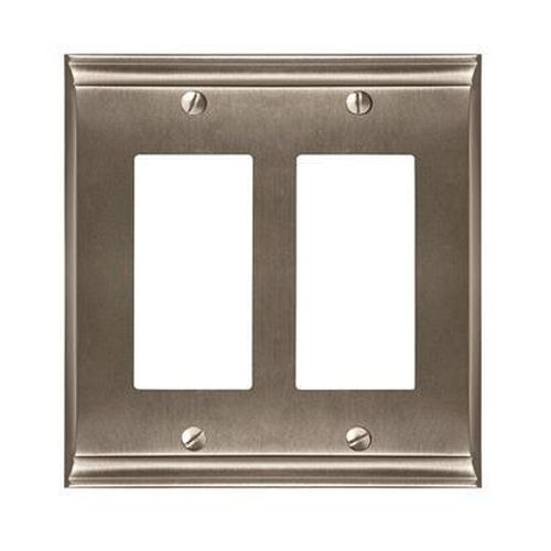 Candler Zinc Satin Nickel Wall Plate 1