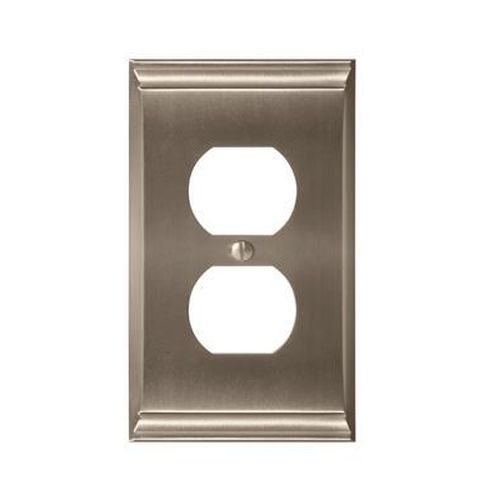 Candler Zinc Satin Nickel Wall Plate 1