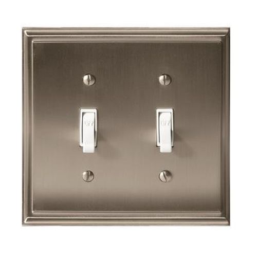 Mulholland Zinc Satin Nickel Wall Plate 1
