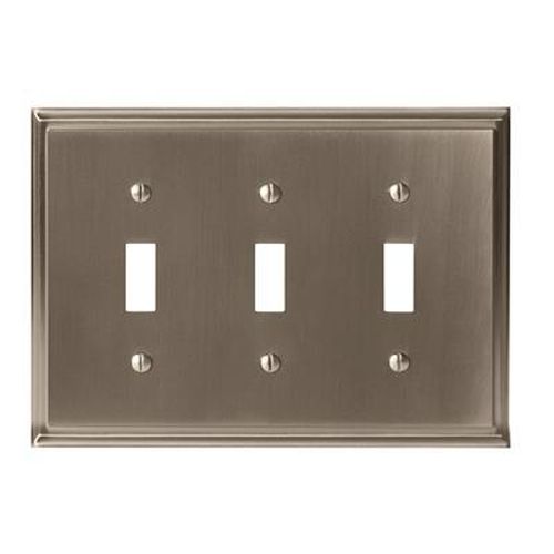 Mulholland Zinc Satin Nickel Wall Plate 1