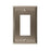 Mulholland Zinc Satin Nickel Wall Plate 1
