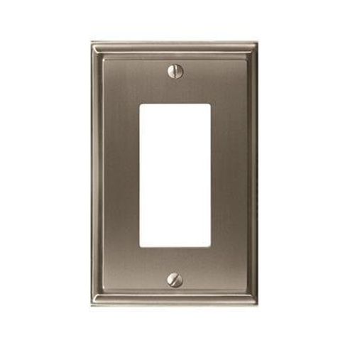 Mulholland Zinc Satin Nickel Wall Plate 1