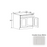 Double Shaker Style Wood Dove White Sink Base Cabinet Dove White 1
