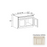 Classic Style Wood Charleston White Sink Base Cabinet Charleston White 1
