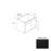 Frameless European Style Wood Matte Black Sink Base Cabinet Matte Black 1