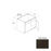 Frameless European Style Wood Oak Shade Sink Base Cabinet Oak Shade 1