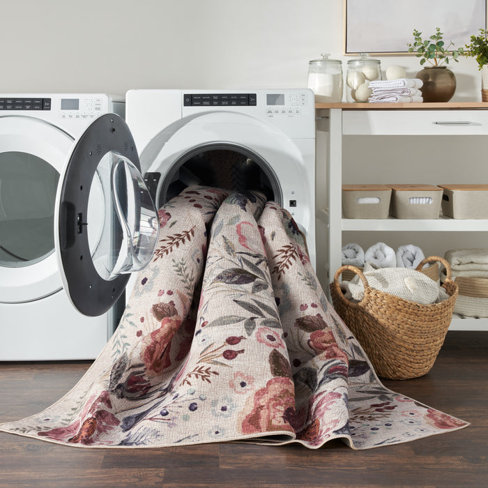 Nourison Washables NWB01 Ivory Pink IVPIN