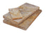 Clearance Sale! Scabos Cross Cut Bullnose Travertine Coping - Tumbled